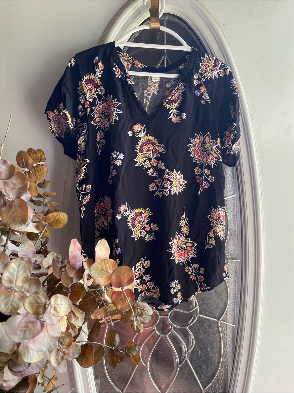 Old Navy Dolman Sleeve Blouse Sz L